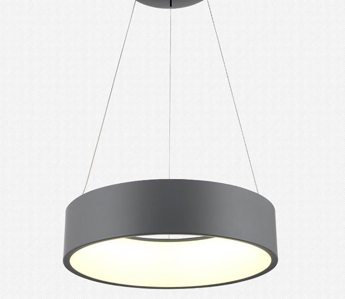 Gray Hanging Lighting Chandelier Pendant Light with LED 