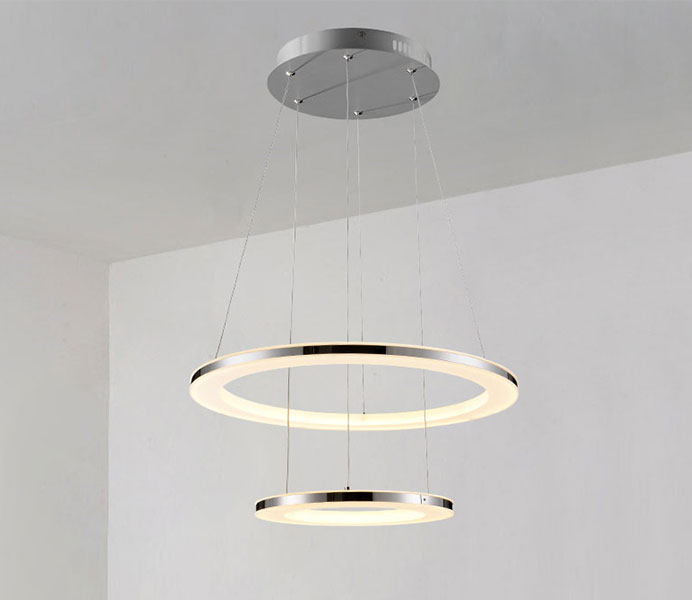 Contemporary Circular Led Pendant Lighting for Living Room