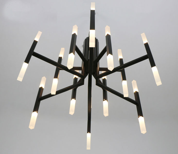 Modern Black Color Pendant Lamp Hanging Chandelier Lights with LED 