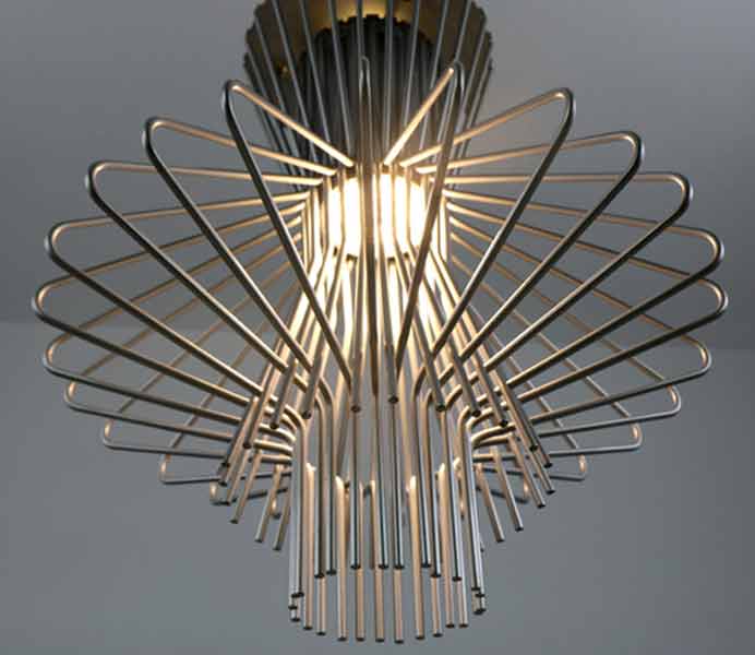 Modern Creative Pendant Light Fixture with Stainless Steel 