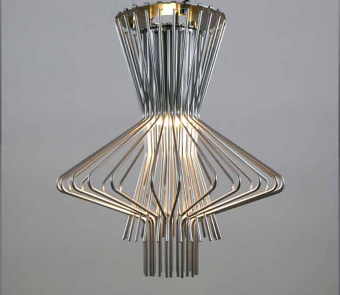 Modern Creative Pendant Light Fixture with Stainless Steel 
