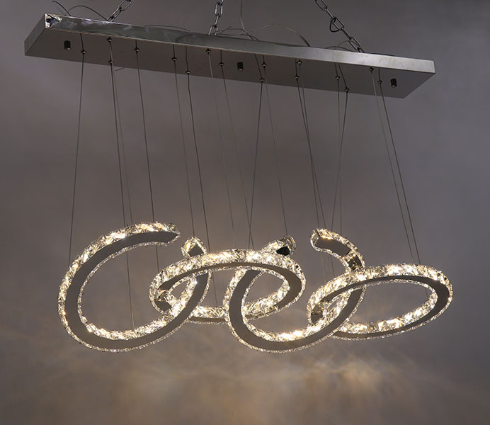 Customize Crystal Pendant Light for Dining Room 