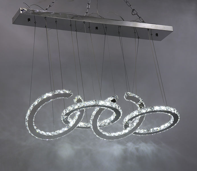 Customize Crystal Pendant Light for Dining Room 