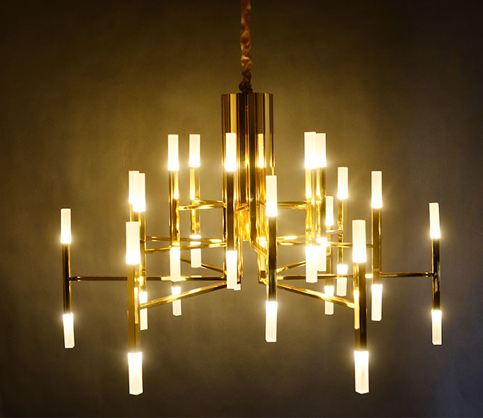 Modern Gold Color Suspension Chandelier Lights with CE