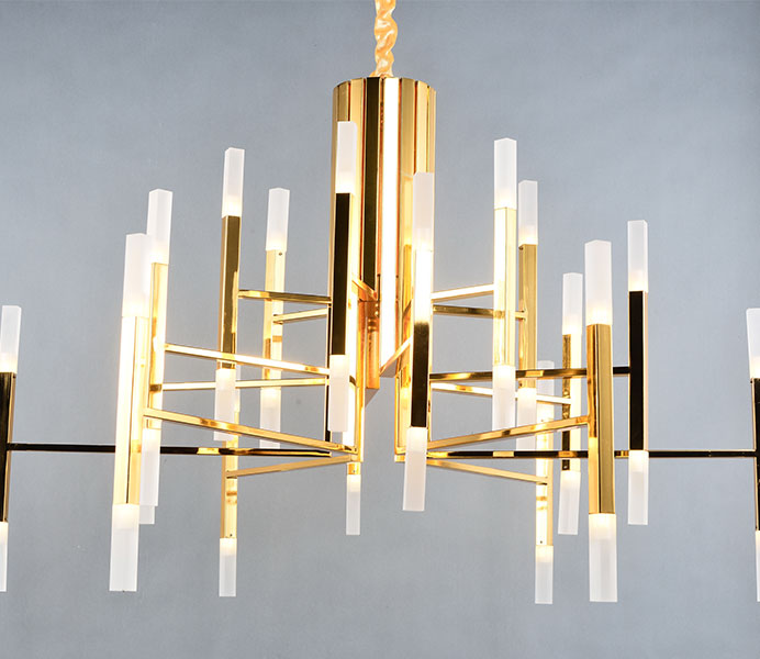 Modern Gold Color Suspension Chandelier Lights with CE