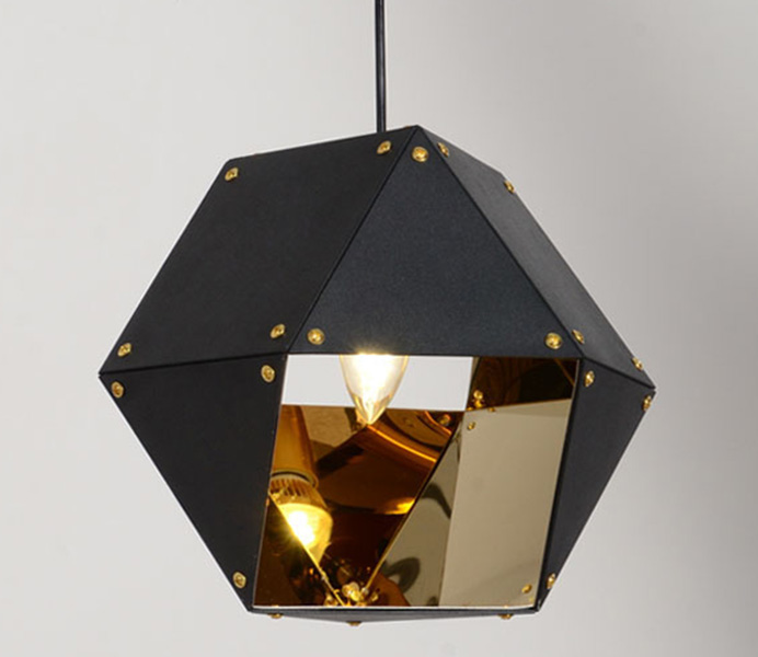 Black Welles 3 Spoke Pendant Light Wholesale