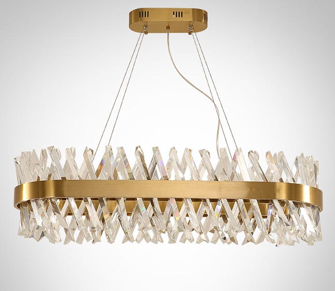 Hot Long Gold High Quality Hanging Lamp with Glass 