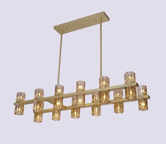 High Quality Stainless Steel Hanging Light with 24 Lights
