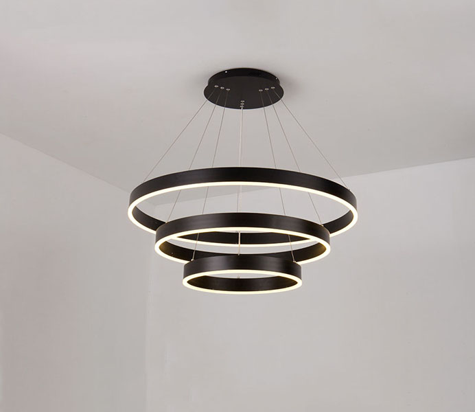 High Quality LED 3 Rings Pendant Light Factory 