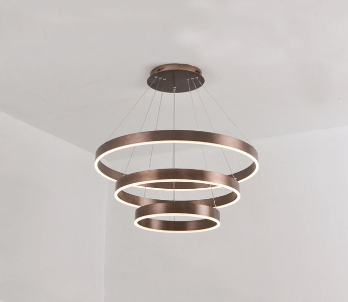 High Quality LED 3 Rings Pendant Light Factory 