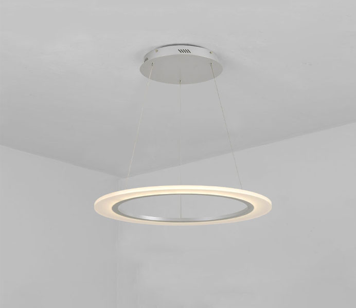 Modern 2 Rings White LED Pendant Lights for Dining Room