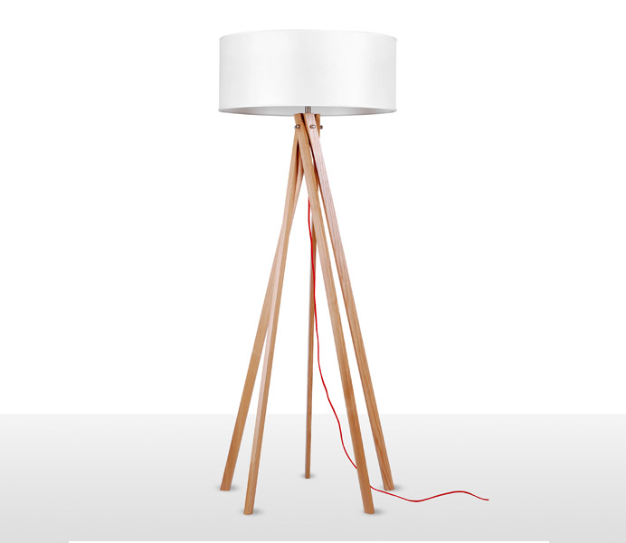 Torch Wooden Floor Lamp Export to Thailand 