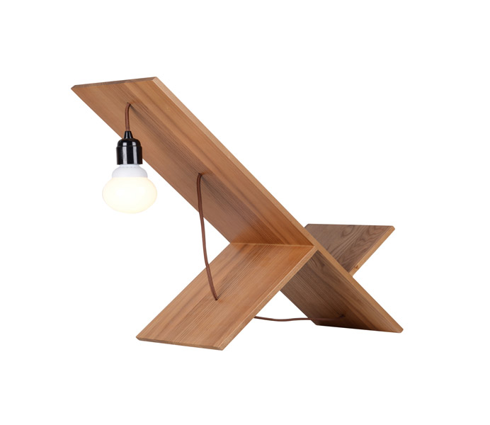 Simple Wooden Desk Lamp with E27 