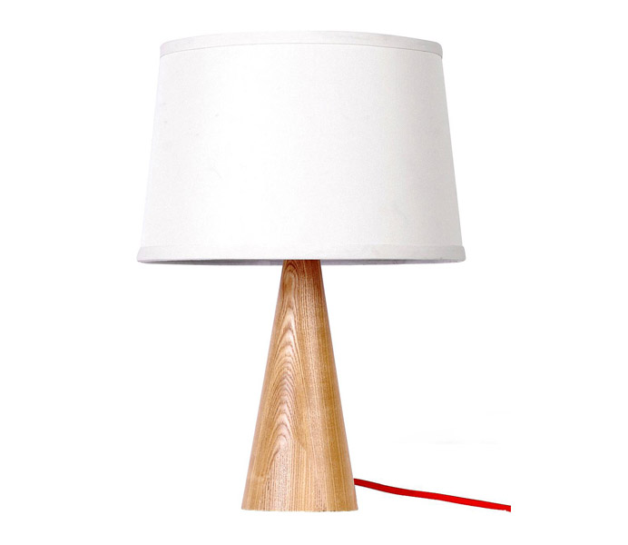 Minimalism Ash Wooden Table Lamp with E27 