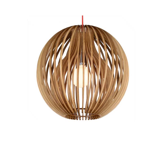 Lightingbird Round Ply Wood E27  Pendant Lamp Made in China