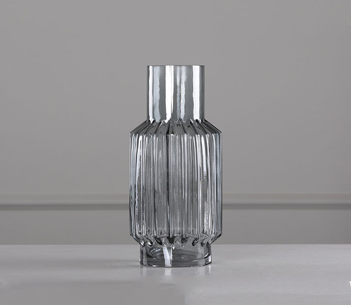 Modern Glass Vase with Gear