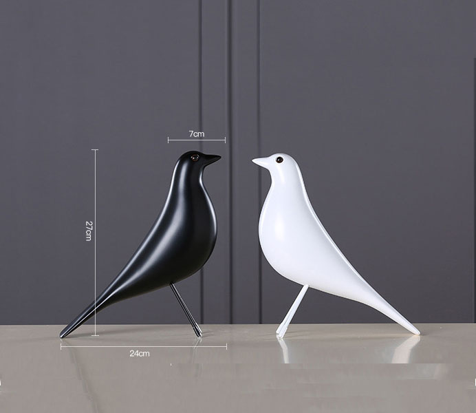 Modern Black White Bird with Europe Style 