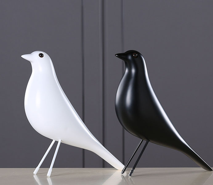 Modern Black White Bird with Europe Style 