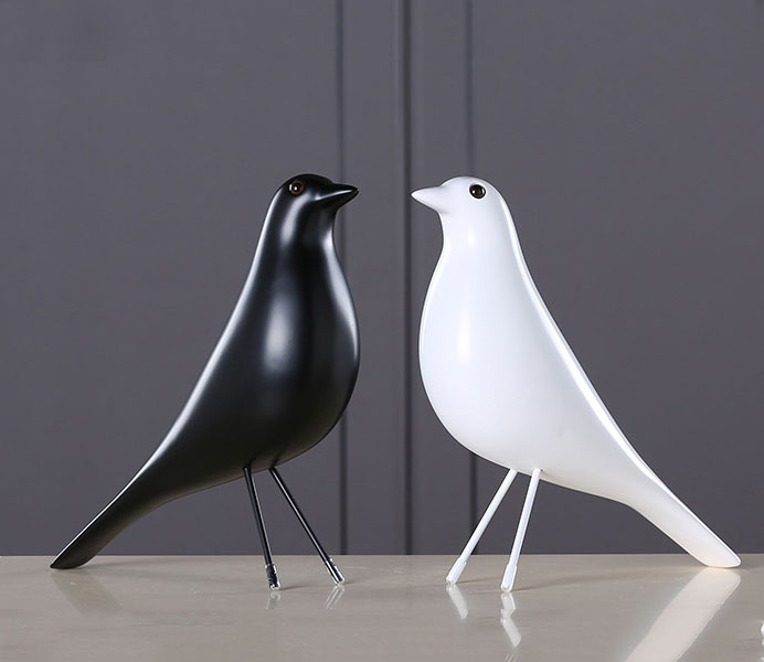 Modern Black White Bird with Europe Style 