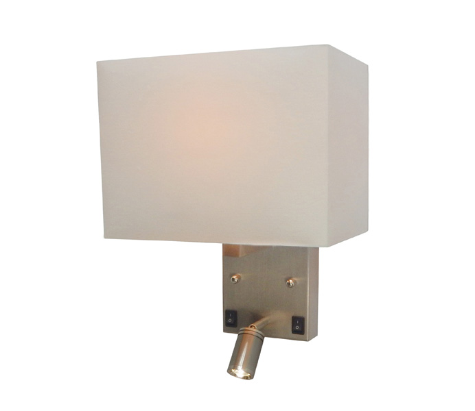 Chorme Metal Wall Lamp with LED 3W 3000K 