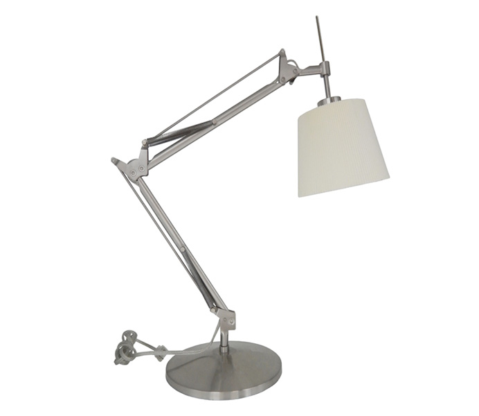 E27 Classic Table Lamp with Fabric Lampshade 