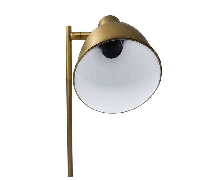 Simple E27 Desk Lamp with Copper Color 
