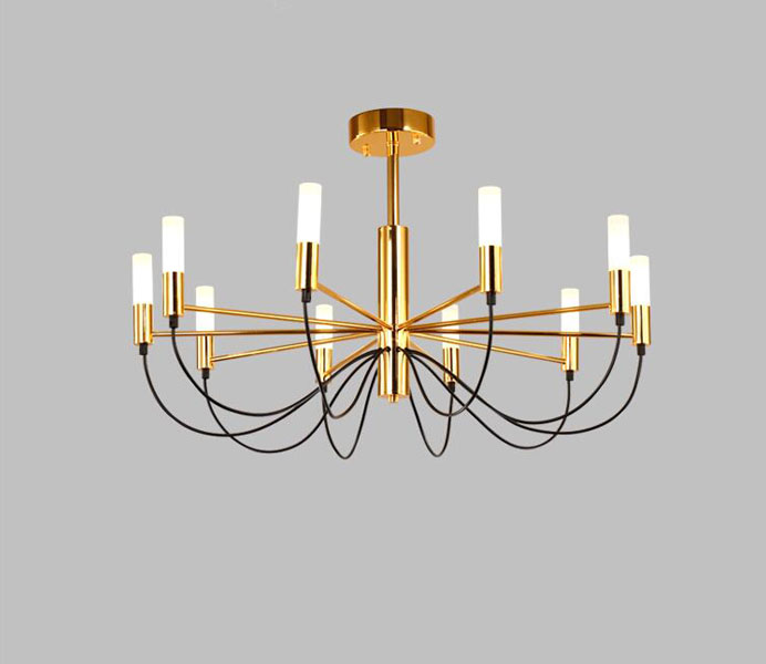  Contemporary Metal Chandelier Light with LED Lights