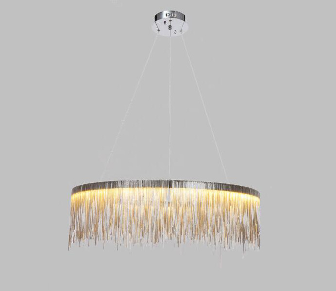 Chrome Color Aluminum Round Suspension Light for Wholesale