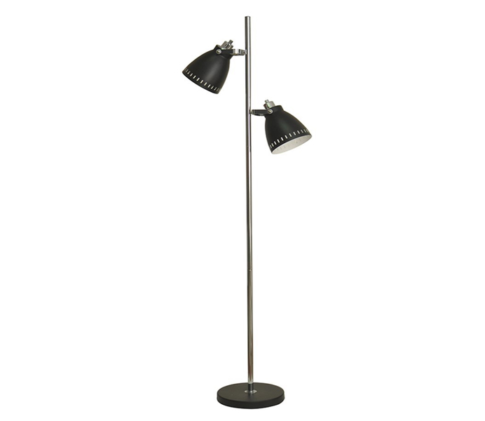 Contemporary Iron Floor Lamp Manufacture with 2 E27 Lights