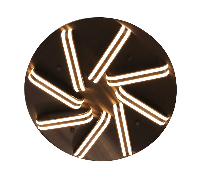 New Arrived Brown LED Bars 3000K Ceiling Wall Lamp with  Three Times Control Remote