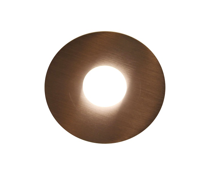 Brown Round LED Ceiling Wall Lamp with VDE Ceritification 