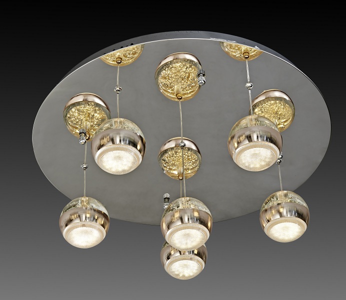 High Quality Crystal Balls Pendant Lamps for Custom Lighting Projects 
