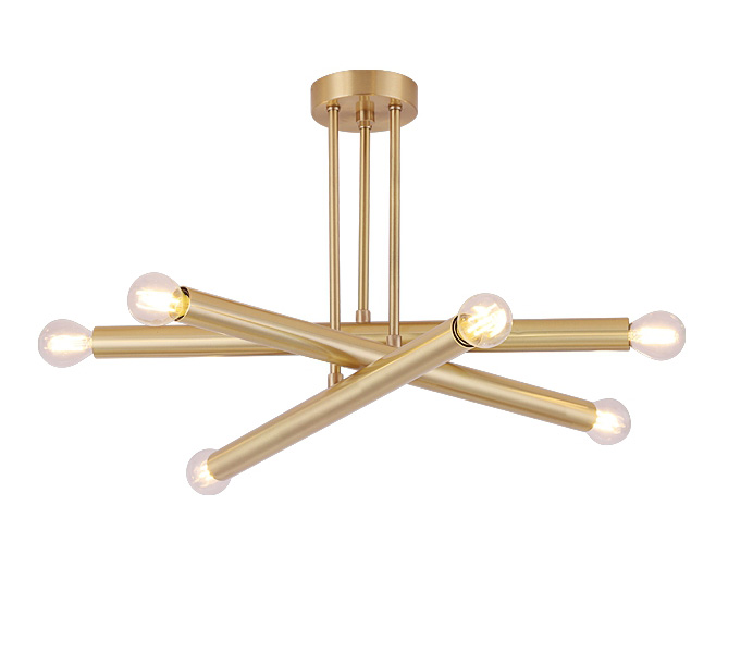 Brass 12 Lights Pendant Lights with E27 