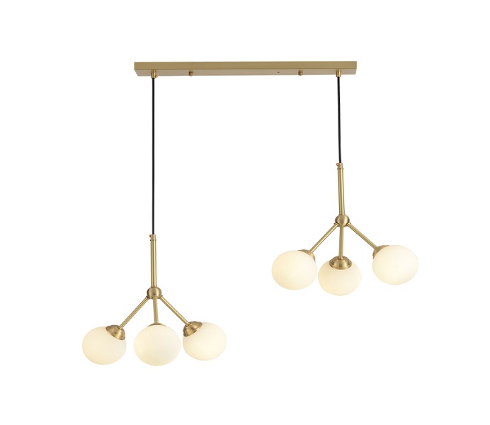 Dia 380 Brass Pendant Light with G9 