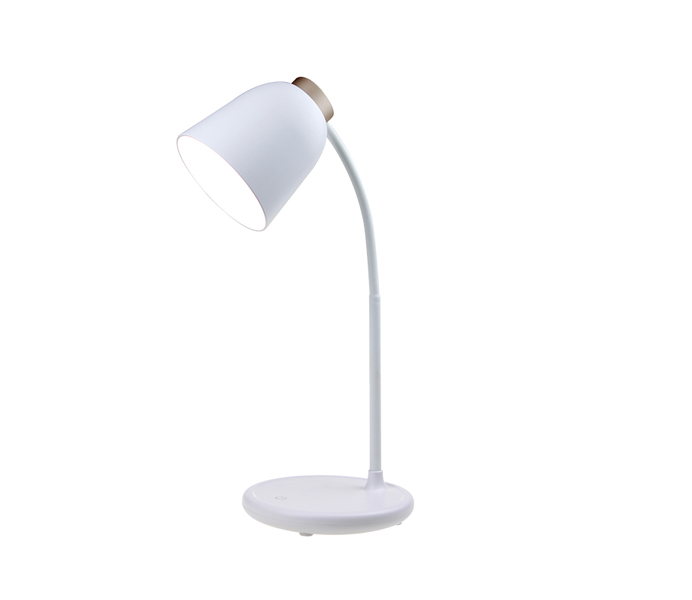 Simple White PC Table Lamp for Bedroom 